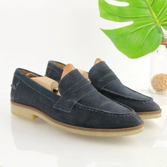 ASOS | Shoes | Asos Silver Street Mens Loafer Size 9 Navy  display picture 1